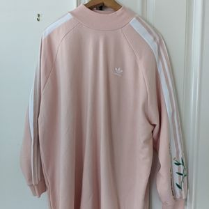 Adidas blush embroidered crew neck